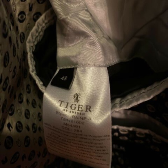 TIGER OF SWEDEN DESIGNER TRENCH COAT JACKET  NEW RARE RAINE 3 - Picture 9 of 10